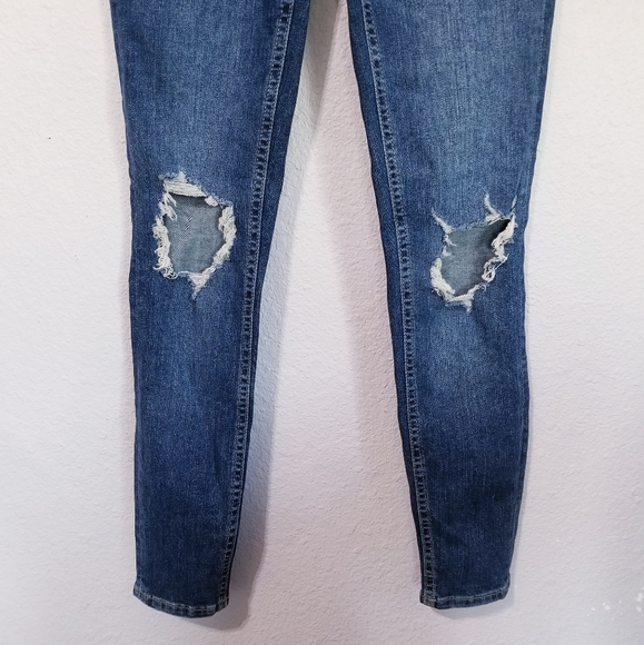 free people high rise busted skinny jeans - Picture 4 of 7